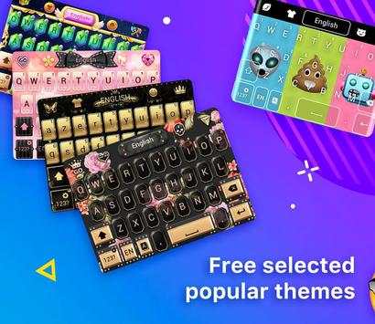 Emoji Keyboard-Cool Keyboard, Emoticon , GIFs screenshot 3