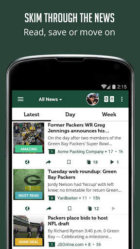Unofficial Green Bay Packers News screenshot 3