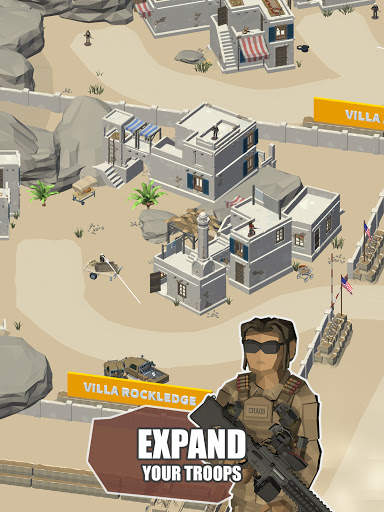 Idle Warzone 3d: Trò chơi quân sự screenshot 14