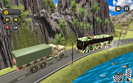 Army bus games 3d Army driving screenshot 3