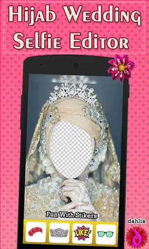 Hijab Wedding Frames Editor screenshot 5