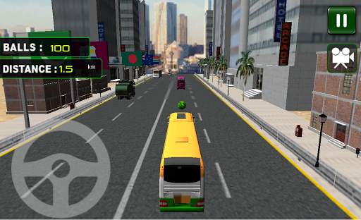 Cricket World Cup Bus Racing screenshot 3