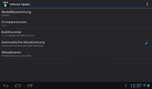 Update App for ODYS Tablet PCs screenshot 6