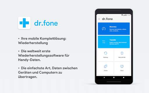 dr.fone - Wiederherstellung&Übertragung&Backup screenshot 1