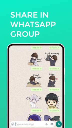 Cute & Funny Boys Stickers for WhatsApp screenshot 13