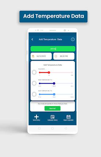 Thermometer For Fever - Body Temperature Diary screenshot 4