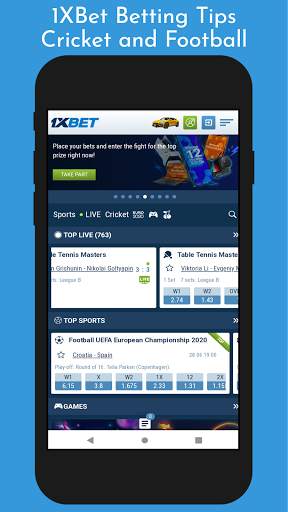 1XBET Betting App screenshot 1
