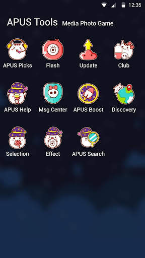 Cute baby xixi -APUS Launcher  screenshot 3