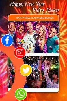 Happy New Year Video Maker 2018 - Slideshow Maker screenshot 5