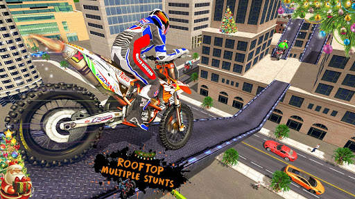 Bike Stunt: Extreme Roof Drive screenshot 11