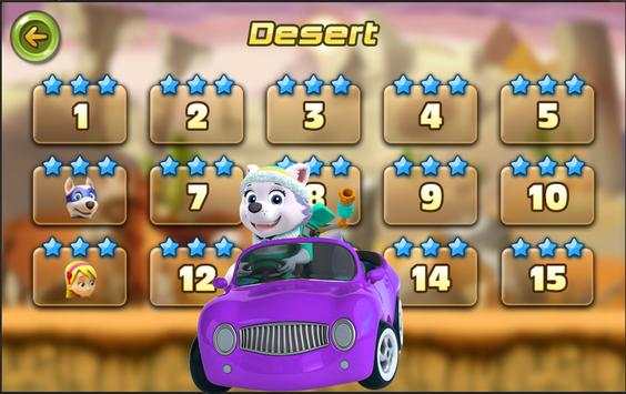 Paw Racing Patrouille: Car Racing Game for Kids screenshot 2