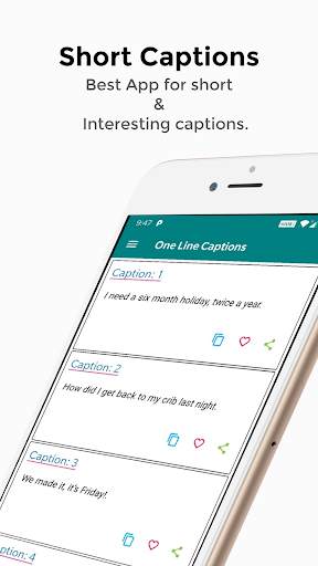 Caption for Instagram and facebook Photos screenshot 2