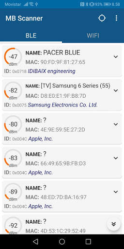 MB Scanner BLE WIFI screenshot 1