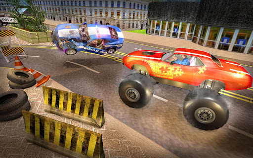 Modern Police Chasing Monster Truck : Cop Escape screenshot 6