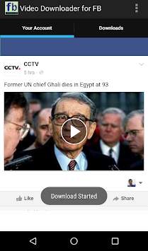 Video Downloader for FB screenshot 3