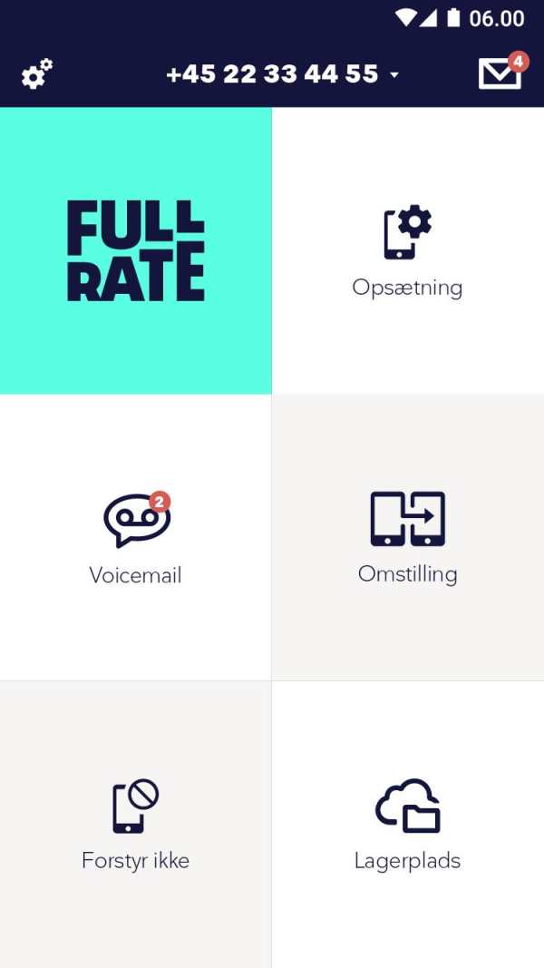 Fullrate mobile features screenshot 1