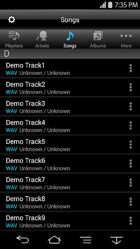 TEAC HR Audio Player screenshot 2