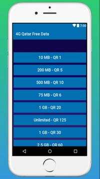 Qatar Bonus Data Plan screenshot 1