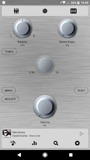 Poweramp v3 skin simple light screenshot 4