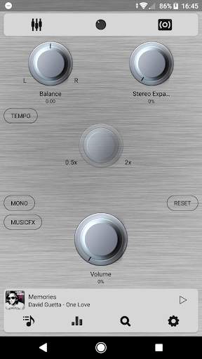 Poweramp v3 skin simple light screenshot 4