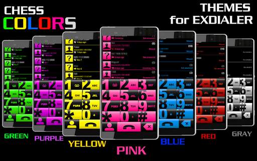 THEME CHES PURPLE FOR EXDIALER screenshot 1