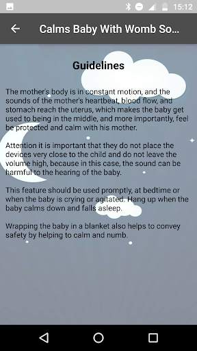 Calms Baby With Womb Sound screenshot 2