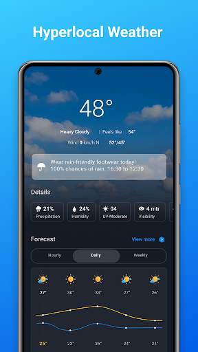 1Weather Forecasts & Radar screenshot 1