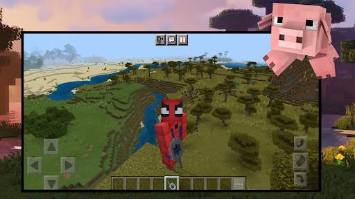 Spiderman Minecraft Game Mod screenshot 1