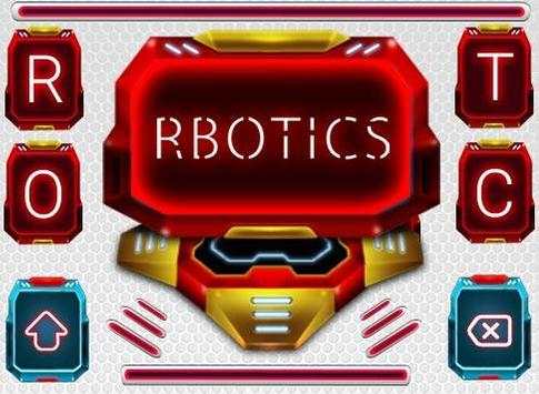 3D Red Technology Robotics Keyboard Theme screenshot 6