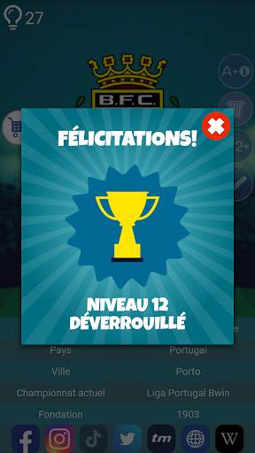 Clubs de Football Logo Quiz screenshot 5