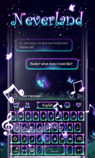 NeverLand GO Keyboard Theme screenshot 5