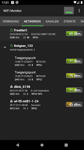 WiFi Monitor: analyser van Wi-Fi-netwerken screenshot 3