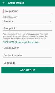 Whatsapp Group Link 2018, 25k  Groups For Whatsapp screenshot 5