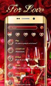GO SMS FOR LOVE THEME screenshot 1