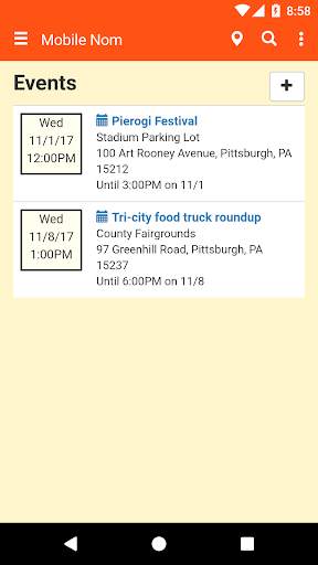 Mobile Nom - Food Truck Finder screenshot 3
