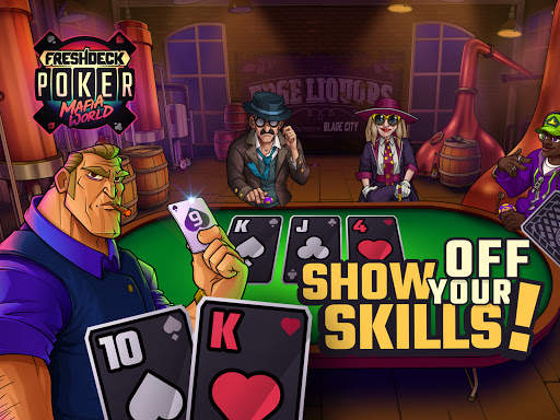 Fresh Deck Poker - Mafia World & Texas Holdem Gang screenshot 1
