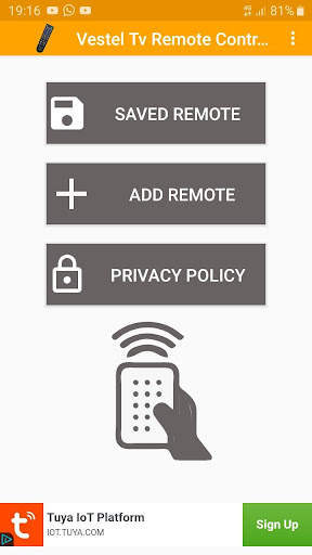 Vestel Tv Remote Control screenshot 1