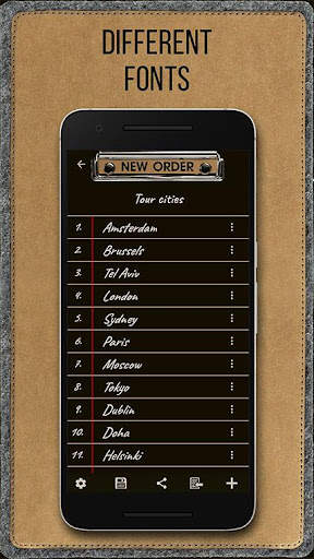NEW ORDER - list management screenshot 3