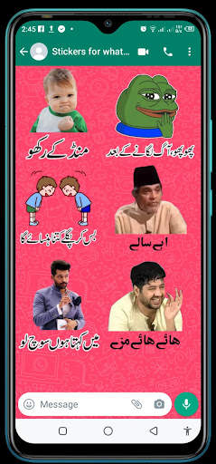 Funny Urdu Stickers for Whatsapp - Urdu Stickers screenshot 5