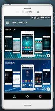 Themes Catalog X(Xperia Theme) स्क्रीनशॉट 1