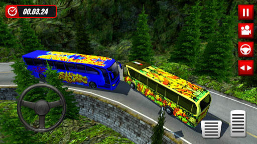 Hill Station Bus Driving Game screenshot 6