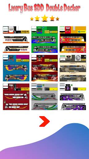 Livery Bus SDD Double Decker screenshot 2