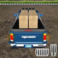 Truck simulator offroad cargo logo