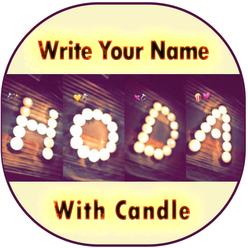 Write Name By Candle - Art Name आइकन