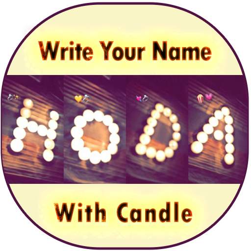 Write Name By Candle - Art Name 1.2.1