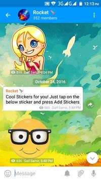 Rocket Messenger for Telegram, Email & Secret Chat screenshot 1