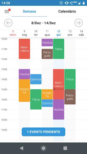 Agenda do Estudante Pro screenshot 1