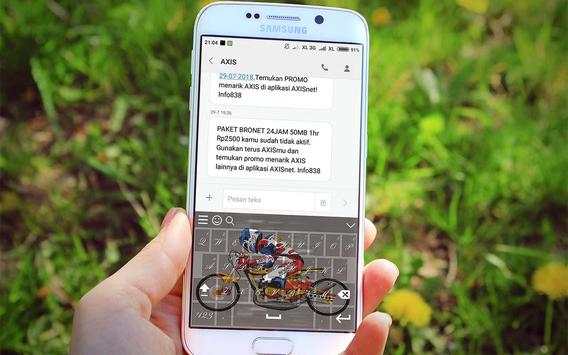 Drag Bike Keyboard screenshot 2