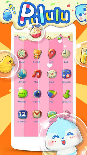 Pululu GO Launcher Theme screenshot 2