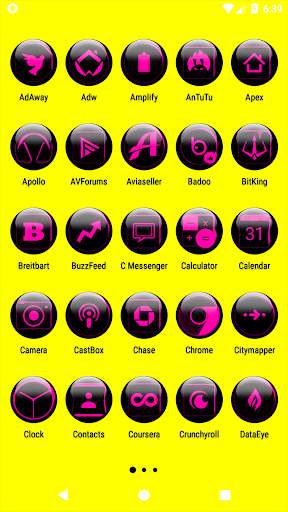 Pink Glass Orb Icon Pack скриншот 2